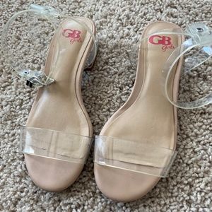 GB girls clear shoes